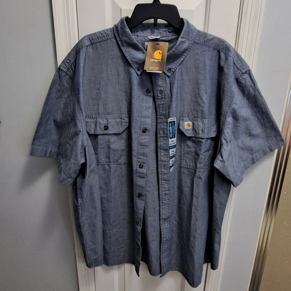 Carhartt Relaxed fit button down 3XL Brand New
